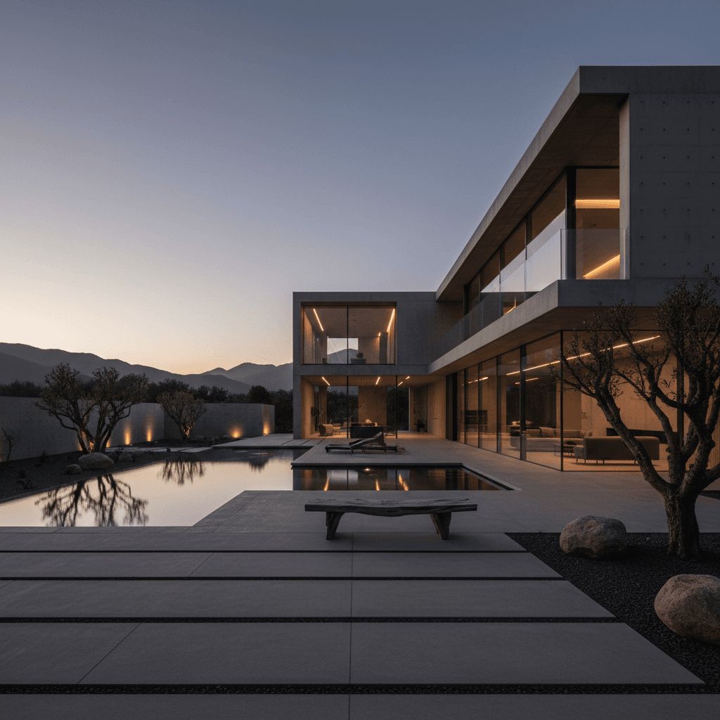 Architecture contemporaine — intérieur lumineux d'une villa bordelaise